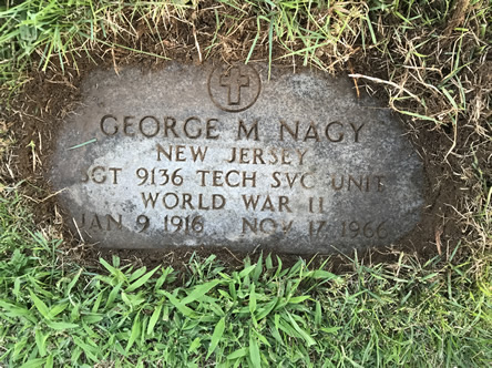 George M Nagy Grave Marker